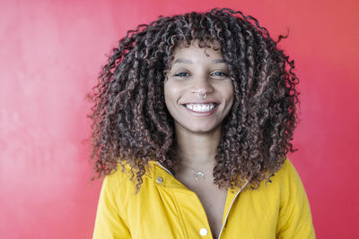 Portrait of a smiling young woman