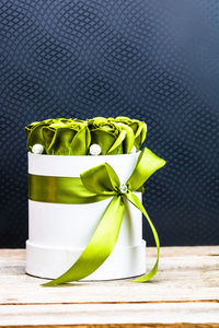 Close-up of gift box