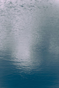 High angle view of rippled water