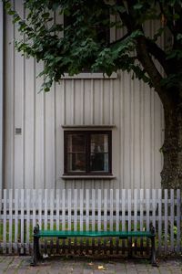 Entrance of building