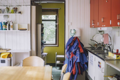 Interior of kitchen in day care center