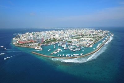 Aerial view of cityscape