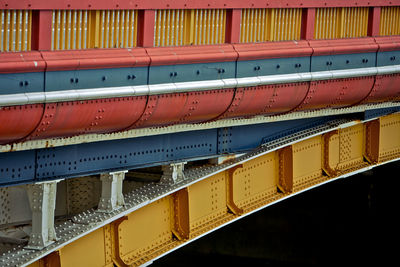 High angle view of metallic vauxhall bridge