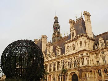 Low angle view of historic building against sky