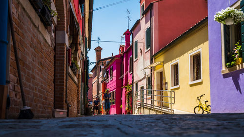 Street amidst buildings in city