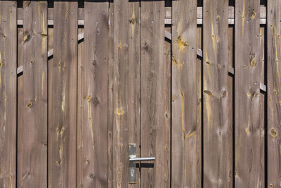 Full frame shot of wooden door