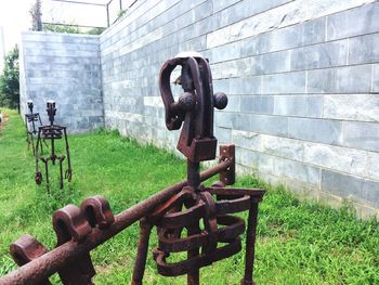 Close-up of rusty metal