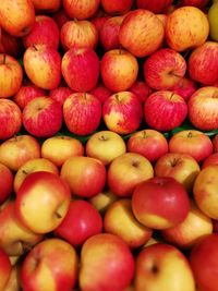 Full frame shot of oranges in market