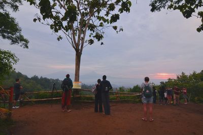 People in park