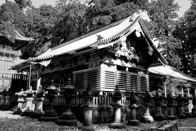 Built structure with trees in background