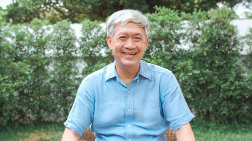 Portrait of a smiling young man