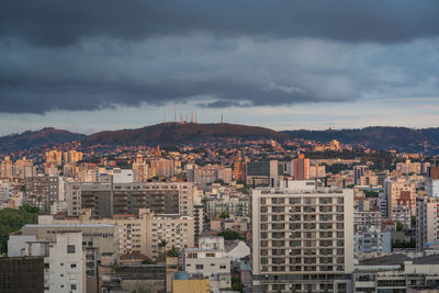 Cityscape against sky