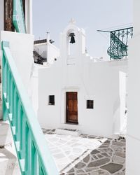 White building against sky