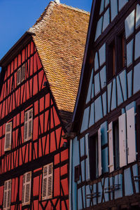 Low angle view of building against sky