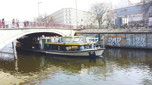 Boats in canal