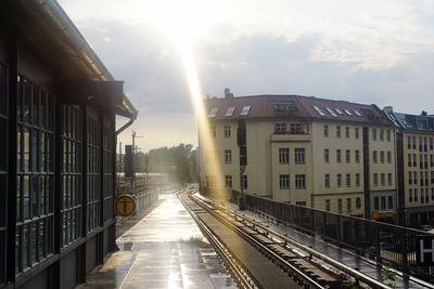 View of city street
