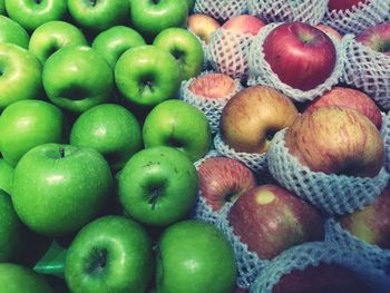 Full frame shot of apples