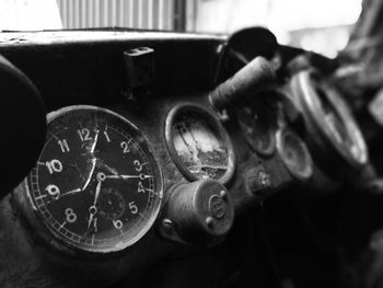 Close-up of clock