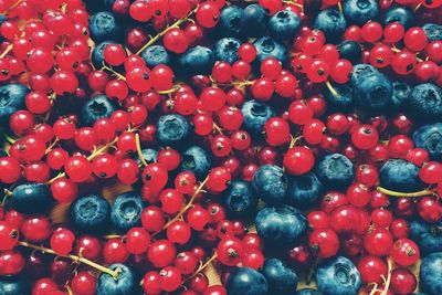 Full frame shot of strawberries