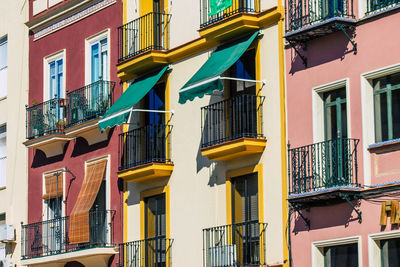 Low angle view of residential building