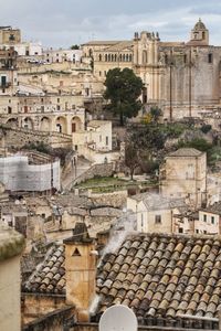 View of buildings in matera