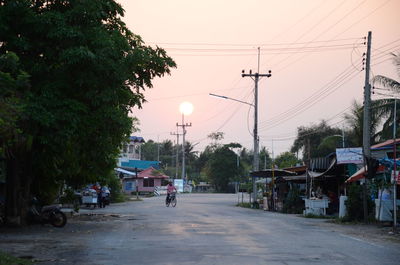 Cars on street