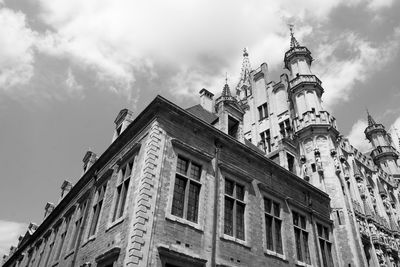 Low angle view of building against sky