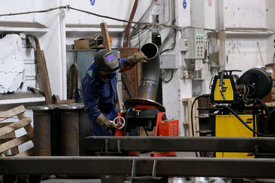 Man working in factory