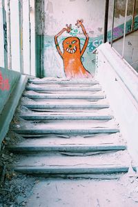 Staircase in old building