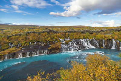 Scenic view of landscape against sky
