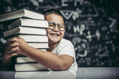 Portrait of smiling boy