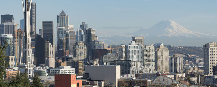 View of cityscape against sky