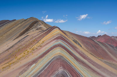 Scenic view of desert against sky