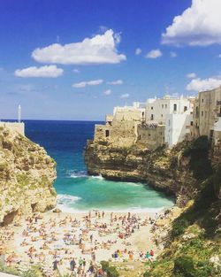 Scenic view of beach