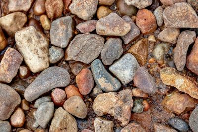 Full frame shot of stones