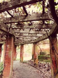 View of abandoned building