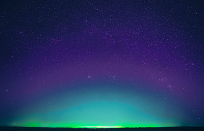 Low angle view of star field against sky at night