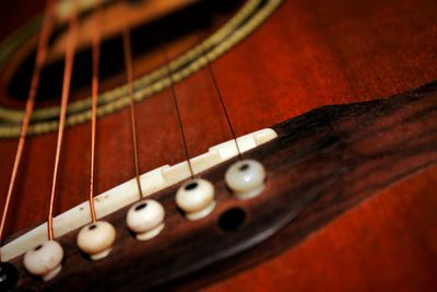 Close-up of guitar