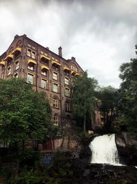 Low angle view of building against sky