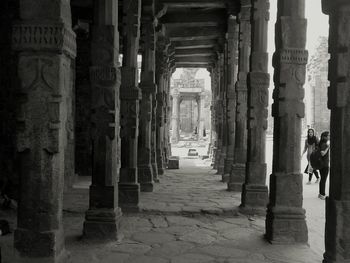 Corridor of historic building