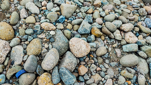 Full frame shot of pebbles