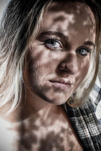 Close-up portrait of a woman