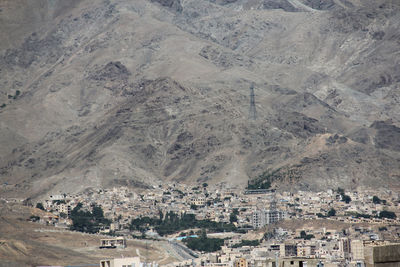 An area from far away in karaj city, iran