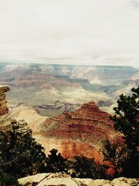 Scenic view of mountains