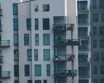 Full frame shot of residential building