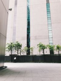 Low angle view of modern building