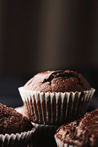 Close-up of chocolate cake