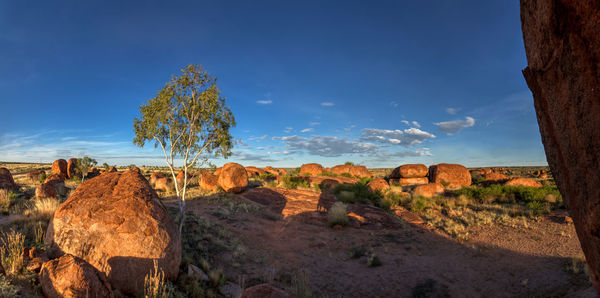 Panoramic view of landscape against sky