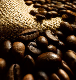 Detail shot of coffee beans