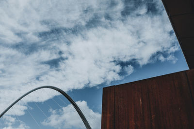 Low angle view of buildings against sky